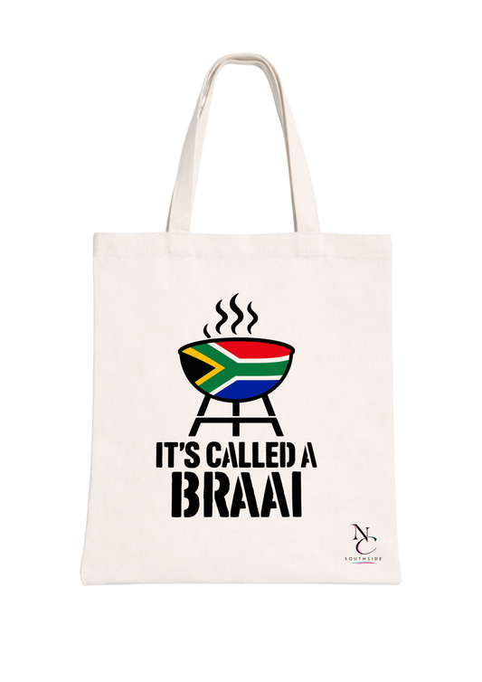 It's Called A Braai – Hello Africa Collection – Printed Tote Bag