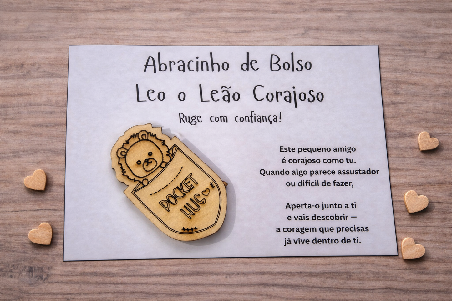 Leo the Lionheart | Roar with confidence! - Pocket Hug
