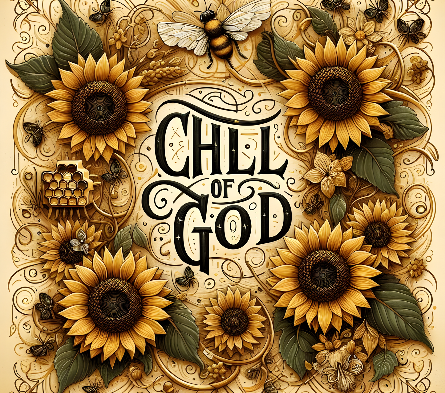 Child of God Sunflower – 20oz Stainless Steel Insulated Tumbler