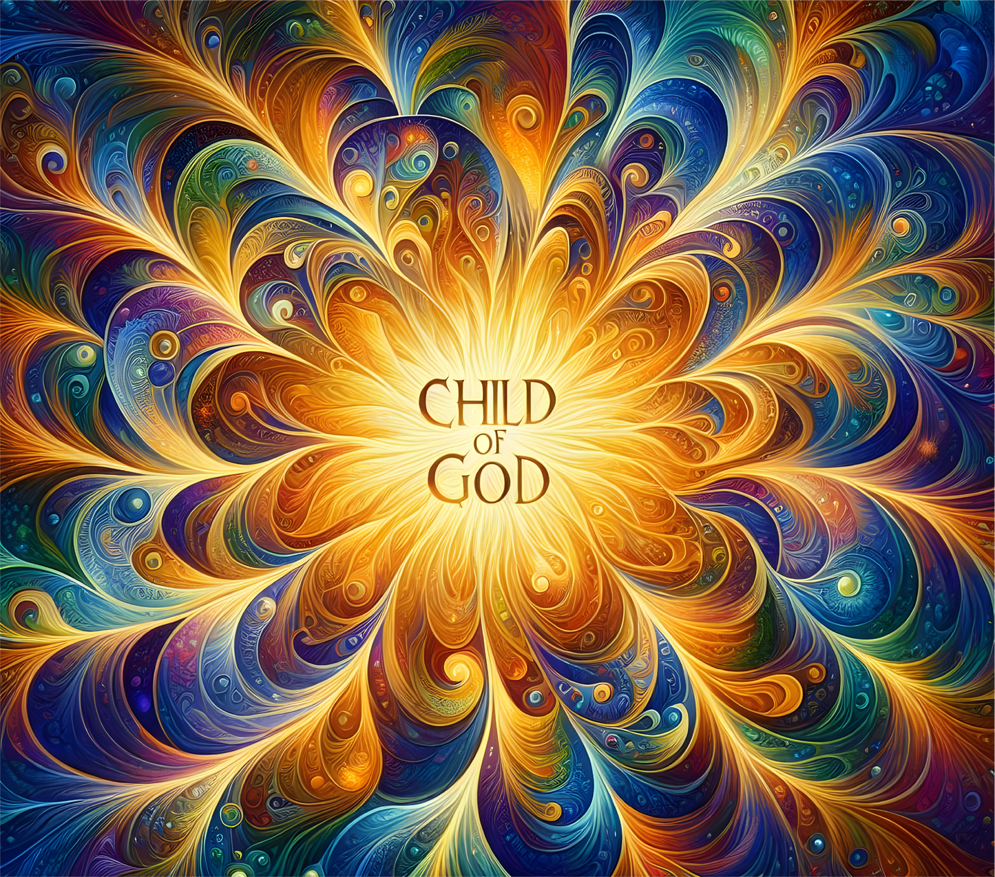 Child of God Radiant Light Burst – 20oz Stainless Steel Insulated Tumbler