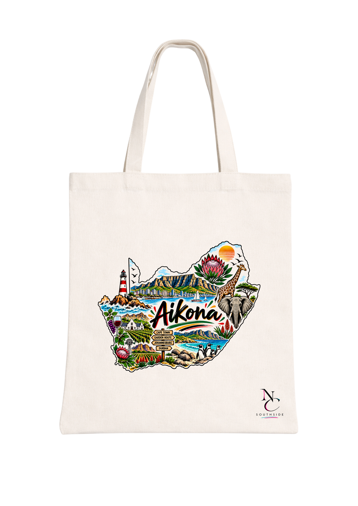 RSA Aikona – Hello Africa Collection – Printed Tote Bag