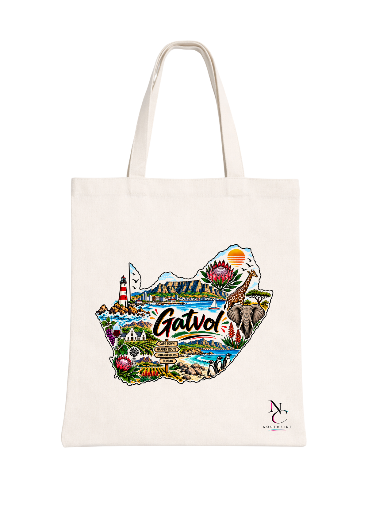 RSA Gatvol – Hello Africa Collection – Printed Tote Bag