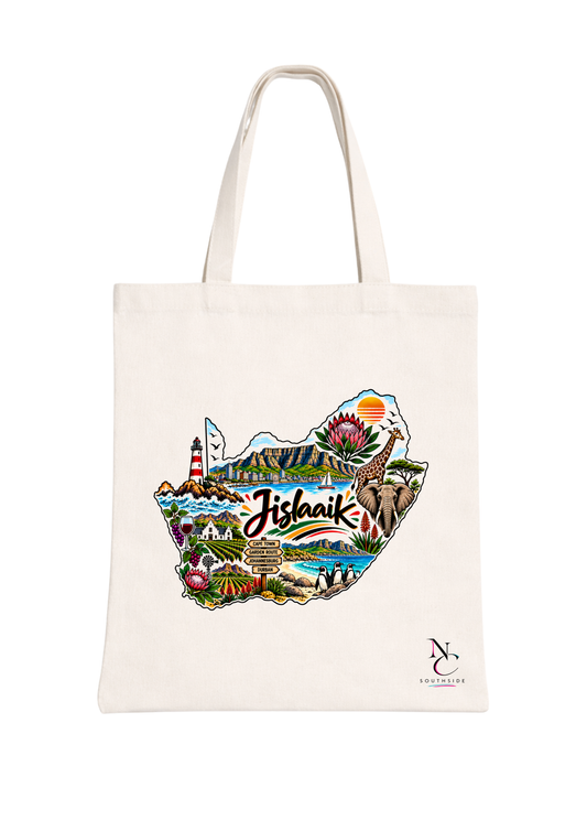 RSA Jislaaik – Hello Africa Collection – Printed Tote Bag