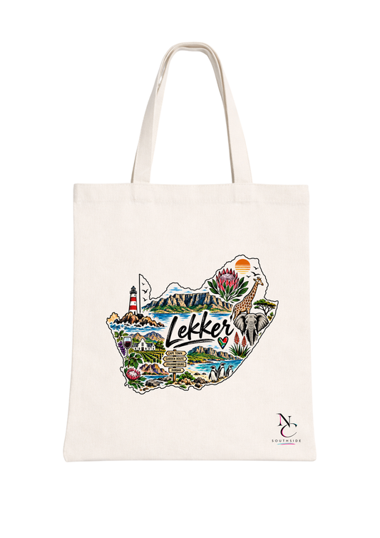 RSA Lekker – Hello Africa Collection – Printed Tote Bag