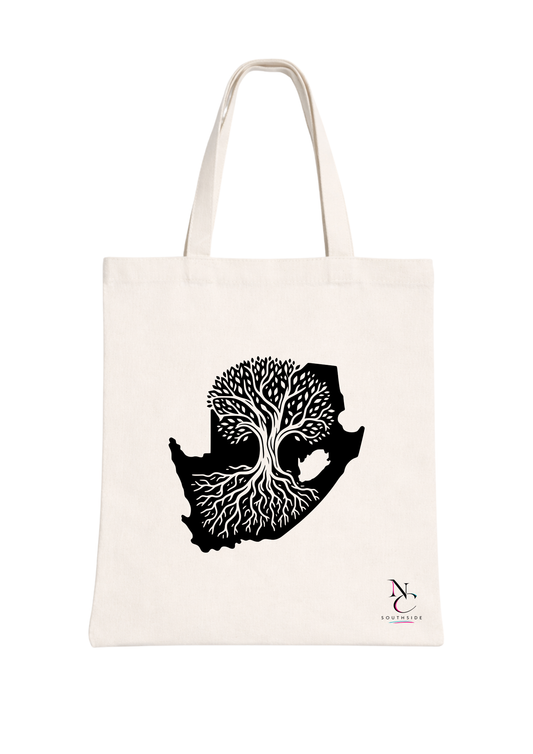 Rooted In SA  – Hello Africa Collection – Printed Tote Bag