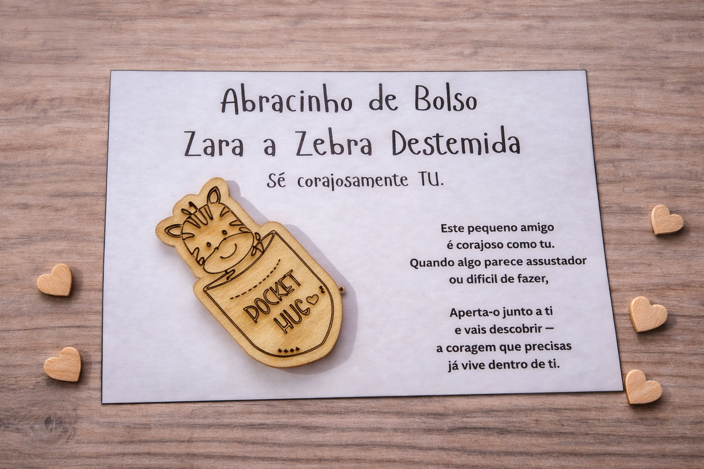 Zara the Zesty Zebra | Be boldly YOU. - Pocket Hug