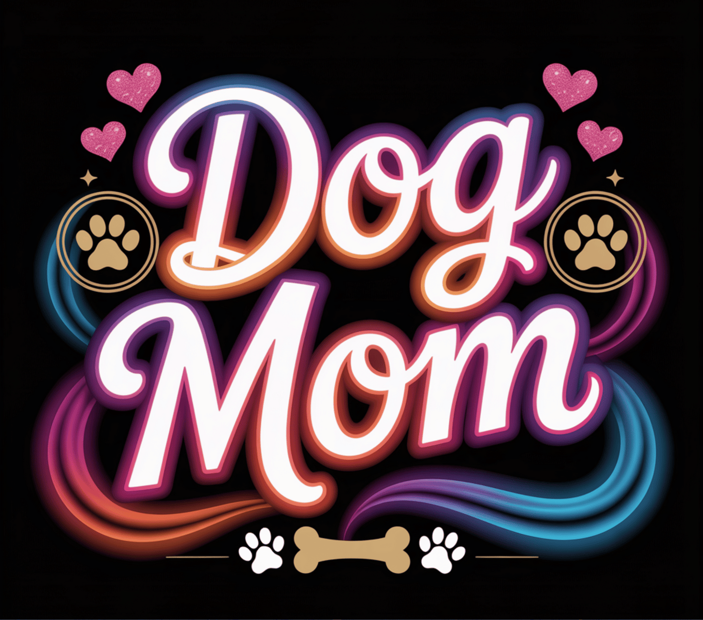 Dog Mom Neon – 20oz Stainless Steel Insulated Tumbler