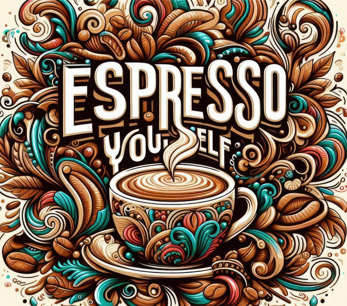 Espresso Yourself – 20oz Stainless Steel Insulated Tumbler