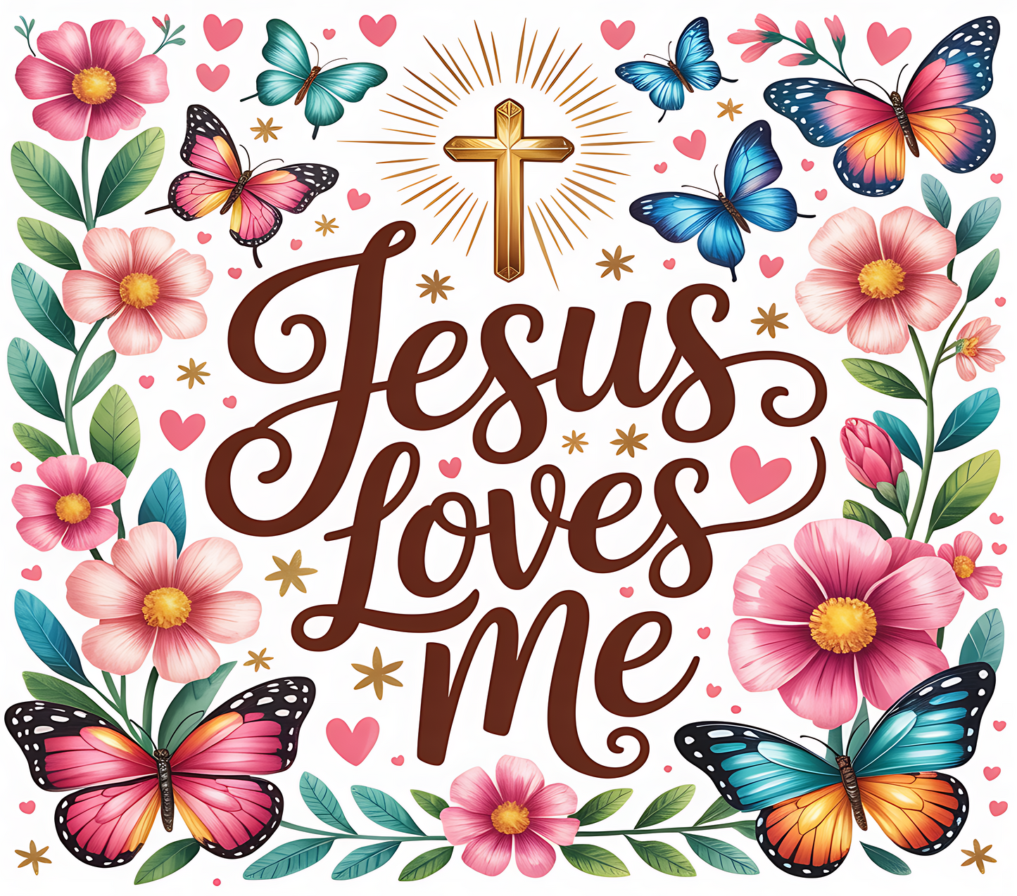 Jesus Loves Me – 20oz Stainless Steel Insulated Tumbler