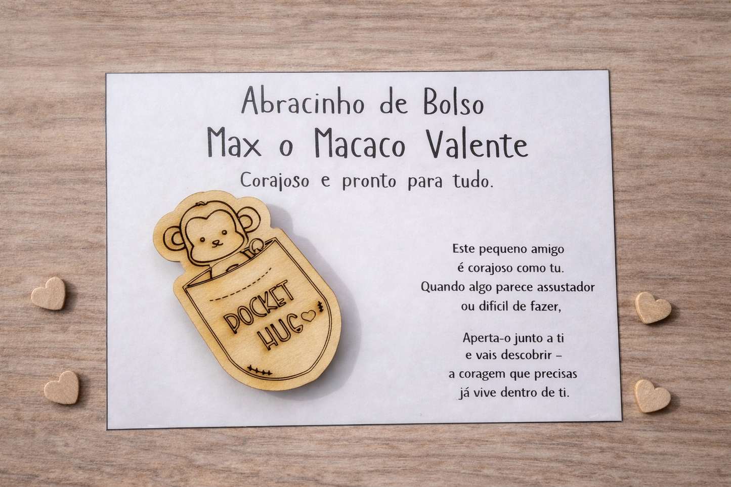 Max the Mighty Monkey | Brave and ready for anything. - Pocket Hug