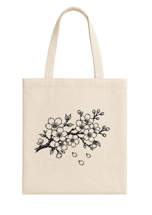 Cherry Blossom Branch – Cherry Collection Tote Bag 🍒