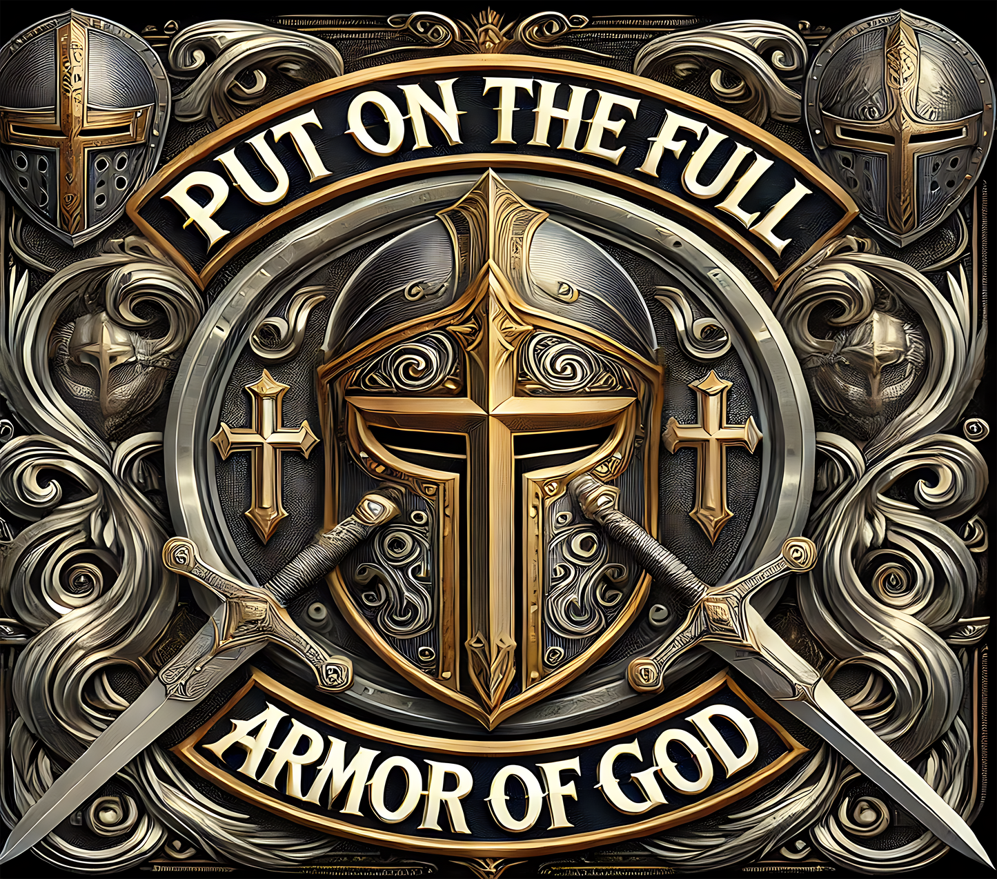 Put On the Full Armor of God – 20oz Stainless Steel Insulated Tumbler